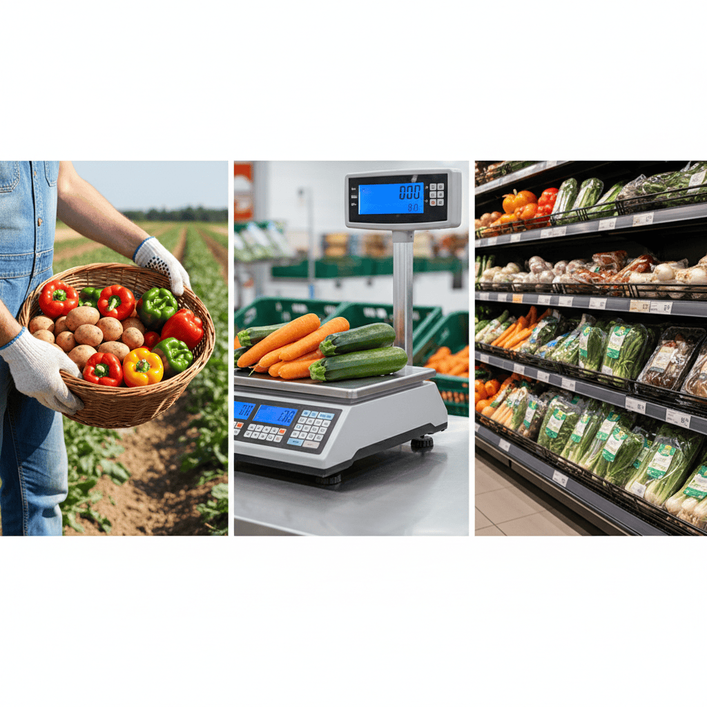 דיוק מהשדה ועד המדף: המדריך לבחירת פתרונות שקילה לתוצרת חקלאית